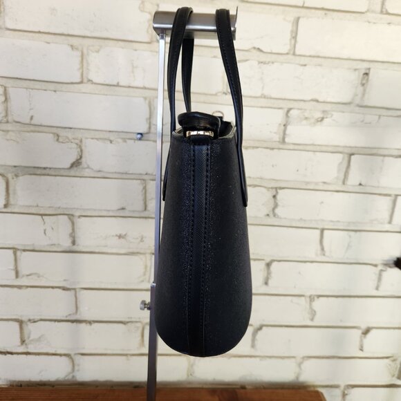 Kate Spade Glimmer Black Glitter Crossbody Bag Purse - Picture 9 of 15